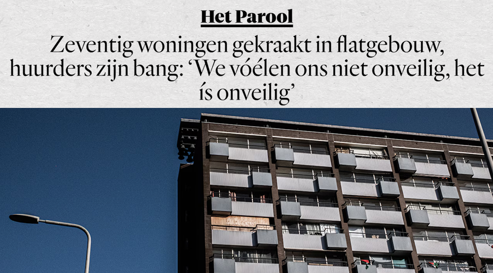 Het Parool artikel thumbnail